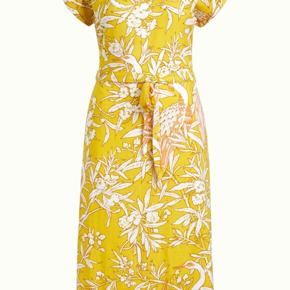 King Louie, Betty Yuca Dress, Mimosa Yellow, Size 40 (EU), EUC - Picture 5 of 5